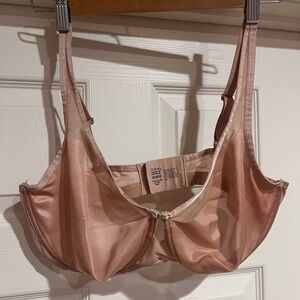 Soma 36DDD Bra Unbelievable Lift Scoop Balconette Underwire  Pink Nude